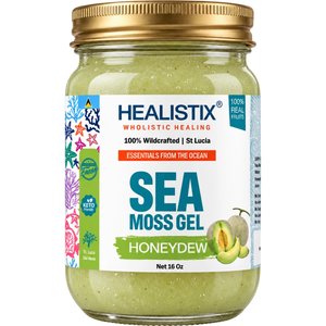 Healistix Honeydew sea moss gel — current 16 oz jar