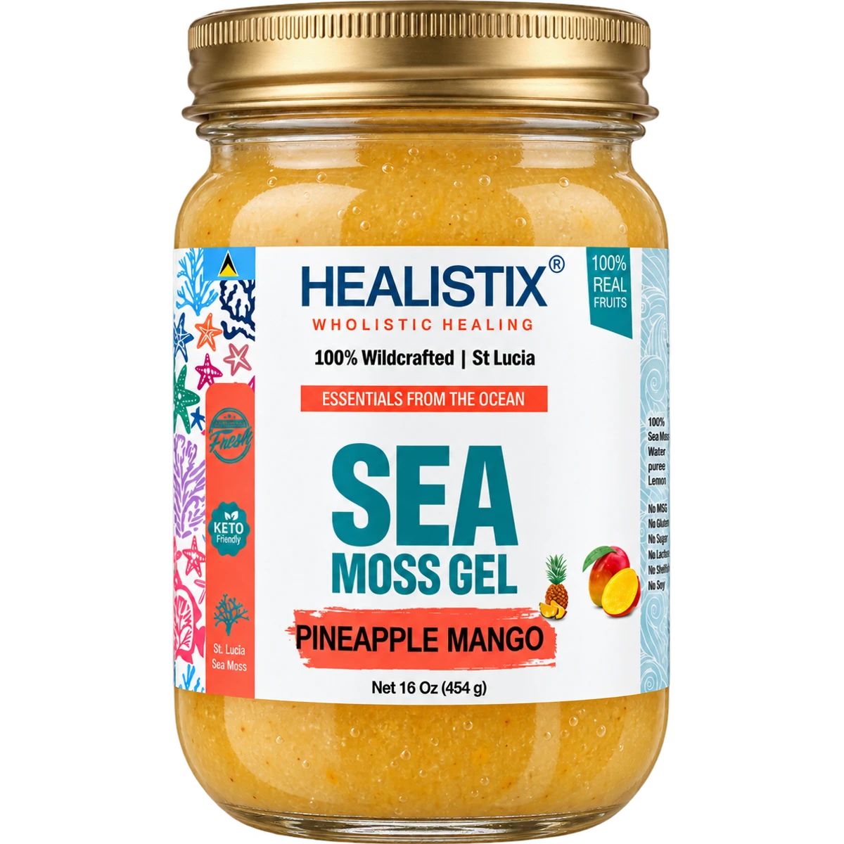 Healistix Mango Pineapple sea moss gel