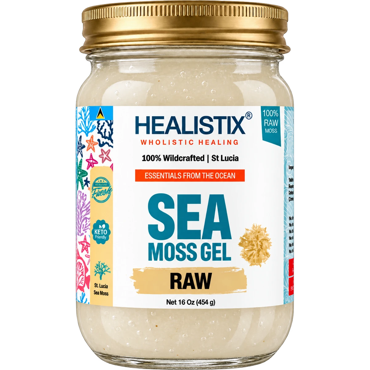 Healistix Raw Original sea moss gel