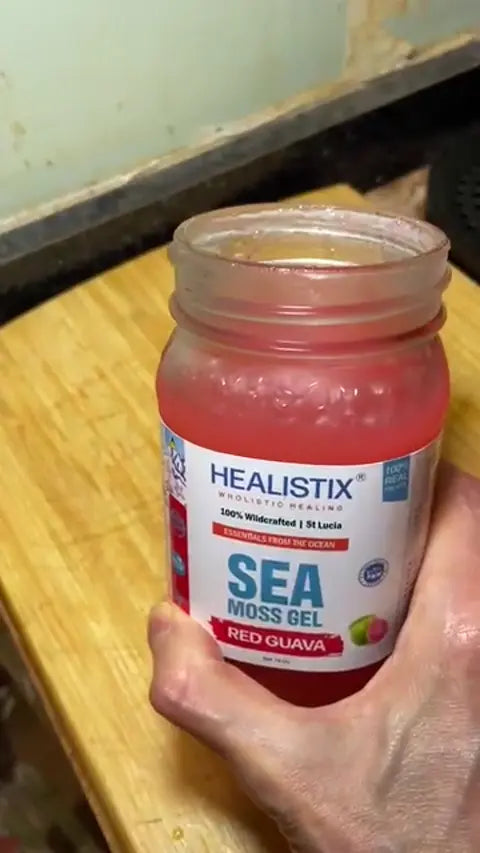 Red Guava sea moss gel in Annalise Slezak's original review video