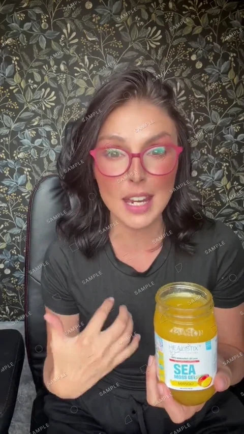 Customer sharing their Healistix sea moss gel experience